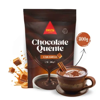 DELTA CAFÉS® Chocolate en Polvo Caliente Caramelo 300g