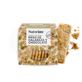 NATWINS® Galleta De Calabaza Y Chocolate 8 uds.