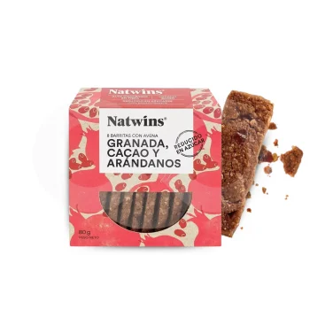NATWINS® Galleta De Granada, Cacao Y Arándanos 8 uds.