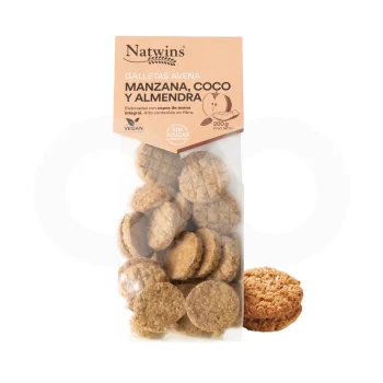 NATWINS® Galleta De Manzana, Coco Y Almendras 200g