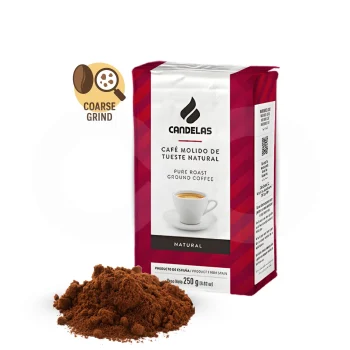 CANDELAS® Café Molido De Molienda Gruesa 250g