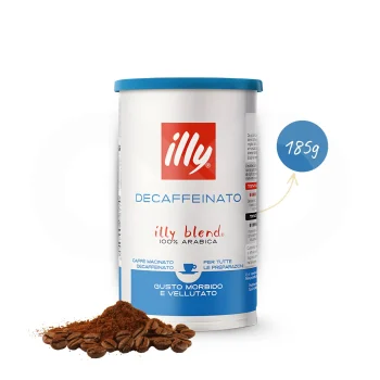 ILLY® Café Molido Descafeinado 185g