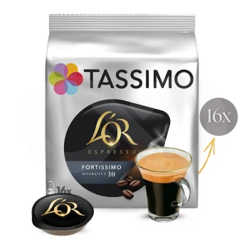 LOR® Cápsulas Tassimo Fortissimo 16 uds.