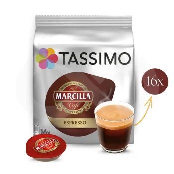 MARCILLA® Cápsulas Tassimo Espresso 16 uds.
