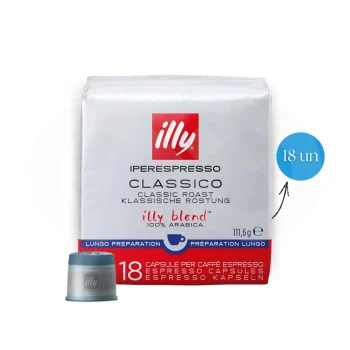 ILLY® Cápsulas Iperespresso Lungo 18 uds.