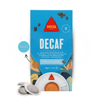 DELTA CAFÉS® Pastillas Café Monodosis Decaf 16 uds.