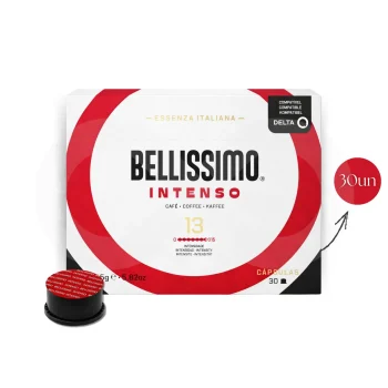 BELLISSIMO® Cápsulas Delta Q Intenso 30 uds.