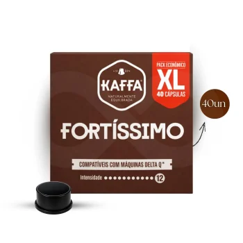 KAFFA® Cápsulas Delta Q Fortissimo XL 40 uds.