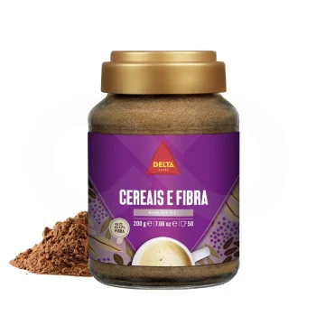 DELTA CAFÉS® Café Soluble Cereais E Fibra 200g