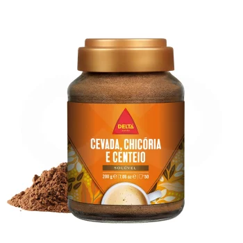 DELTA CAFÉS® Café Soluble Cevada, Chicória E Centeio 200g