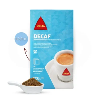 DELTA CAFÉS® Café Soluble Decaf 100 uds.