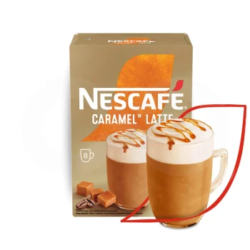 NESCAFÉ® Café Soluble Cappuccino Caramel Latte 8 uds.