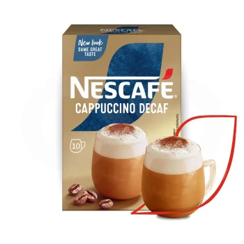 NESCAFÉ® Café Soluble Cappuccino Decaf 10 uds.