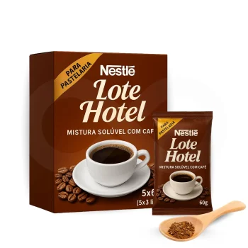 LOTE HOTEL® Café Soluble Mistura 5 X 60g