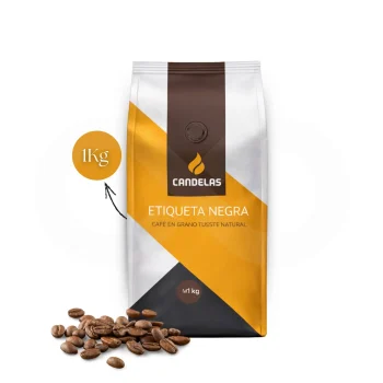 CANDELAS® Café en Grano Etiqueta Negra 1kg