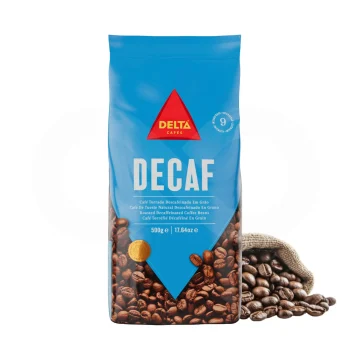 DELTA CAFÉS® Café en Grano Decaf 500g