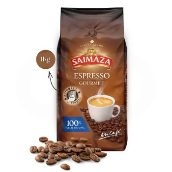 SAIMAZA® Café en Grano Espresso Gourmet 1kg