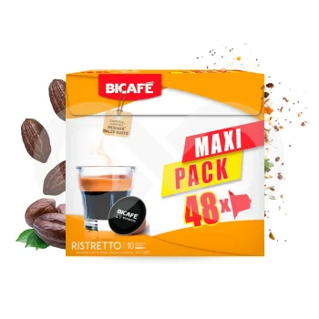 BICAFÉ® Cápsulas Dolce Gusto Ristretto Maxi Pack 48 uds.