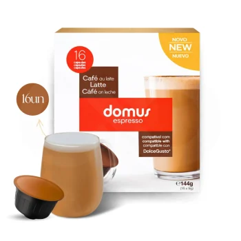 DOMUS® Cápsulas Dolce Gusto Latte 16 uds.
