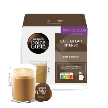 DOLCE GUSTO® Cápsulas DG Cafe Au Lait Intenso 16 uds.