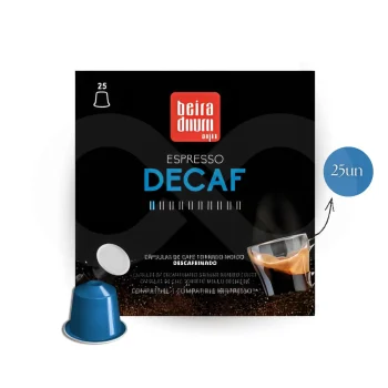 BEIRA DOURO® Cápsulas Nespresso Decaf 25 uds.