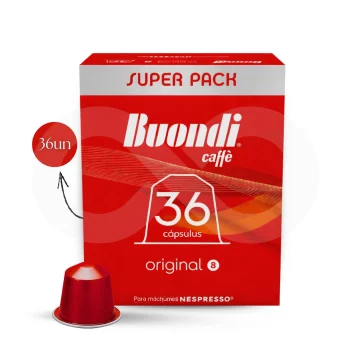 BUONDI® Cápsulas Nespresso Original Super Pack 36 uds.