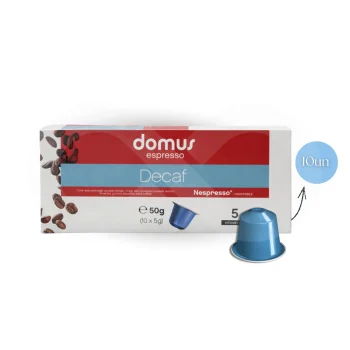 DOMUS® Cápsulas Nespresso Descafeinado 10 uds.