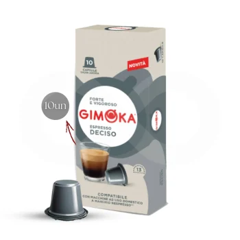 GIMOKA® Cápsulas Nespresso Deciso 10 uds.