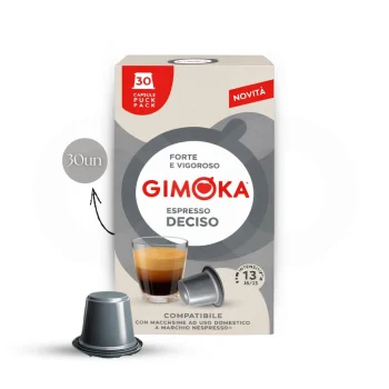 GIMOKA® Cápsulas Nespresso Deciso 30 uds.