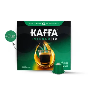 KAFFA® Cápsulas Nespresso Intenso XL 40 uds.