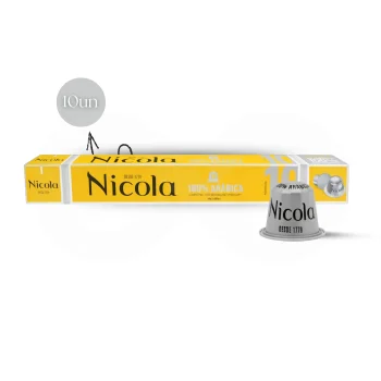 NICOLA 100% Arábica 10 monodosis Aluminio