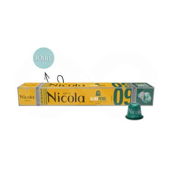 NICOLA® Cápsulas Nespresso Peru 10 uds.