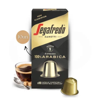 SEGAFREDO® Cápsulas Nespresso Supremo Arábica 10 uds.