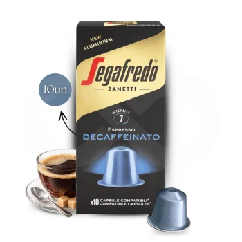 SEGAFREDO® Cápsulas Nespresso Decaffeinato 10 uds.