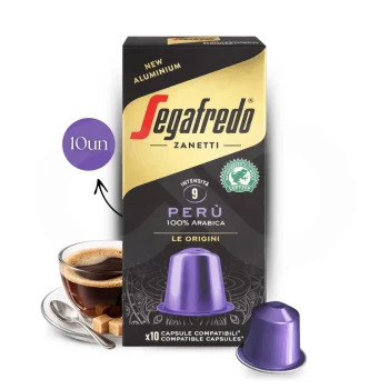 SEGAFREDO® Cápsulas Nespresso Peru 10 uds. BB - 2026-07-28