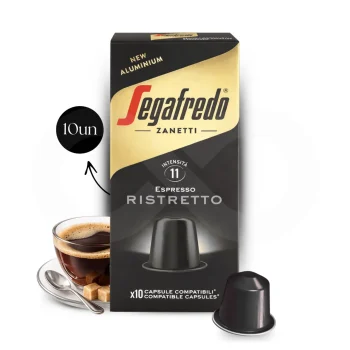 SEGAFREDO® Cápsulas Nespresso Ristretto 10 uds.