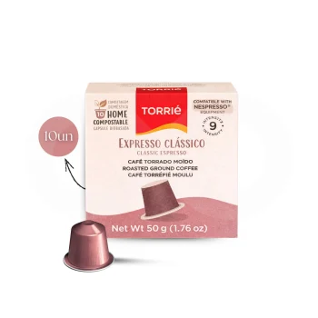 TORRIE® Cápsulas Nespresso Compostable Clásico 10 uds.