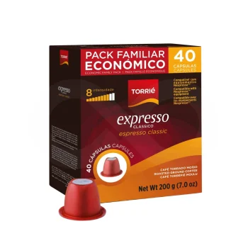 TORRIE® Cápsulas Nespresso Expresso 40 uds.