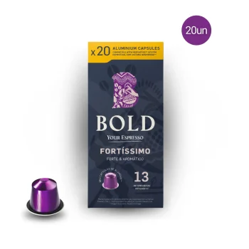 BOLD® Fortissimo Cápsulas Nespresso 20 uds