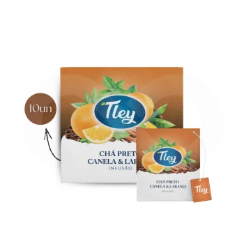 TLEY® Té Negro Con Canela Y Naranja 10 uds.