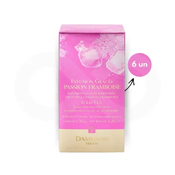 DAMMANN FRÈRES® Té Infusion Glacée Passion Framboise 6 uds.