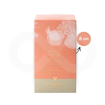 DAMMANN FRÈRES® Té Thé Glacé Pêche 6 uds.