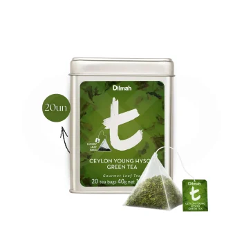 DILMAH® Té Ceylon Young Hyson Green Tea 20 uds.