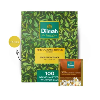 DILMAH® Té Pure Camomile Flowers 100 uds.