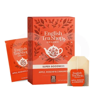 ENGLISH TEA SHOP® Té Manzana, Rosa Mosqueta Y Canela 20 uds.