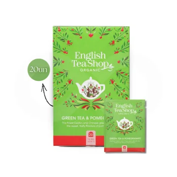 ENGLISH TEA SHOP® Té Verde Y Granada 20 uds.