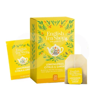 ENGLISH TEA SHOP® Té Limoncillo, Cítricos Y Jengibre 20 uds.