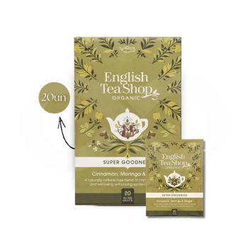 ENGLISH TEA SHOP® Té Canela, Moringa Y Jengibre 20 uds.