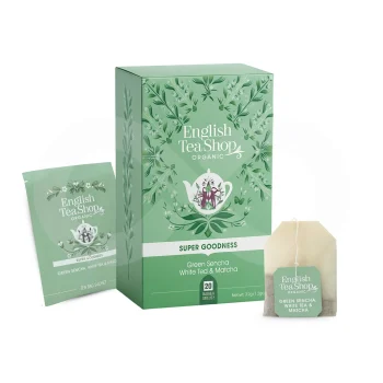 ENGLISH TEA SHOP® Té Sencha, Blanco Y Matcha 20 uds.