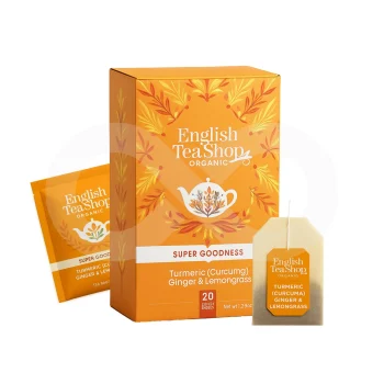 ENGLISH TEA SHOP® Té Cúrcuma, Jengibre Y Limoncillo 20 uds.